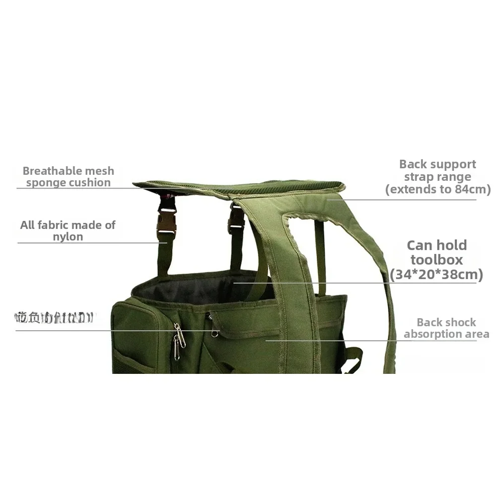 Fishing Backpack - Ransel Memancing dengan Kain Nilon Tahan