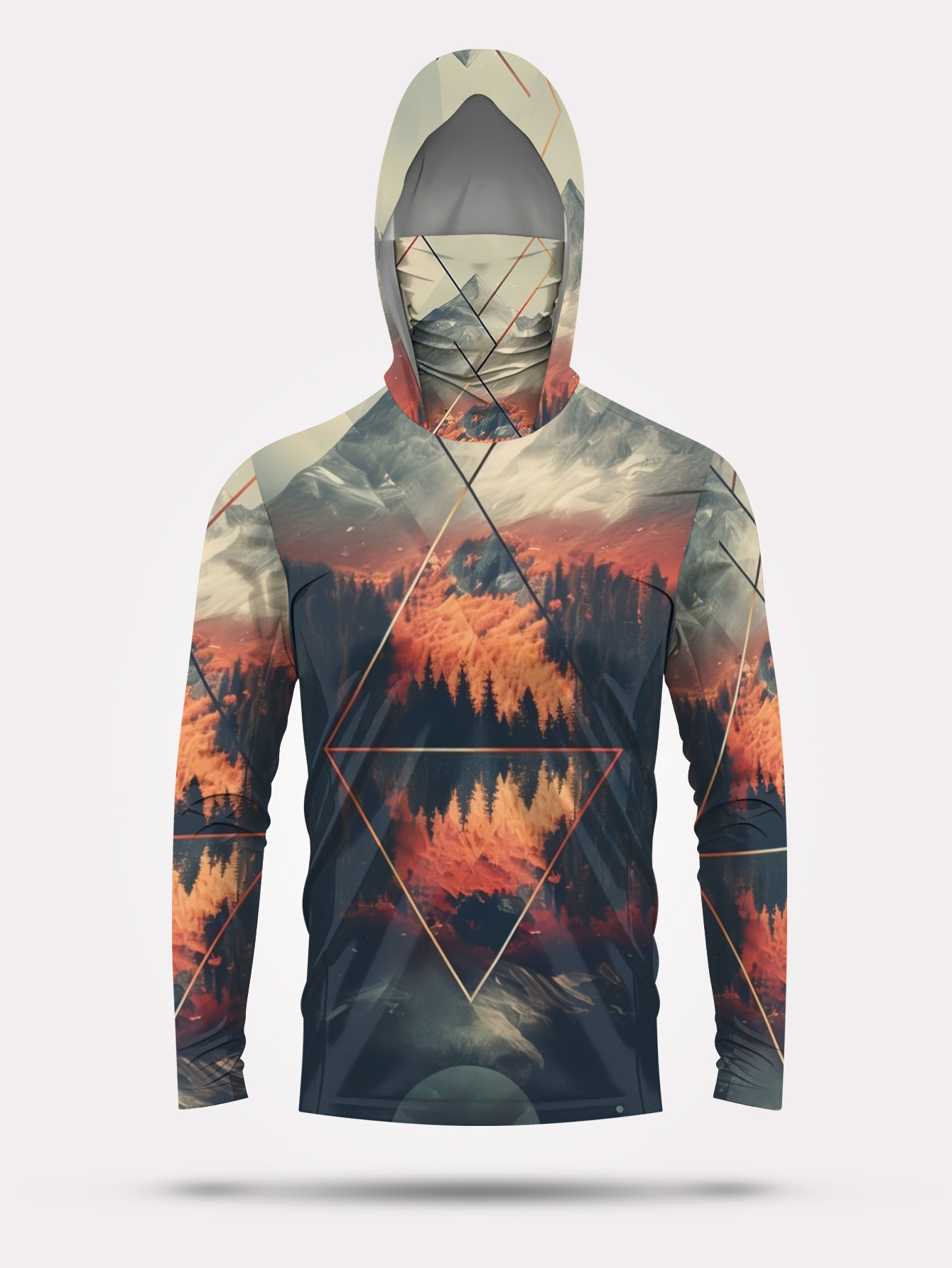 Hoodie Pancing Pria untuk Akti - Fishing Mask Sun Protection ulasan dan harga