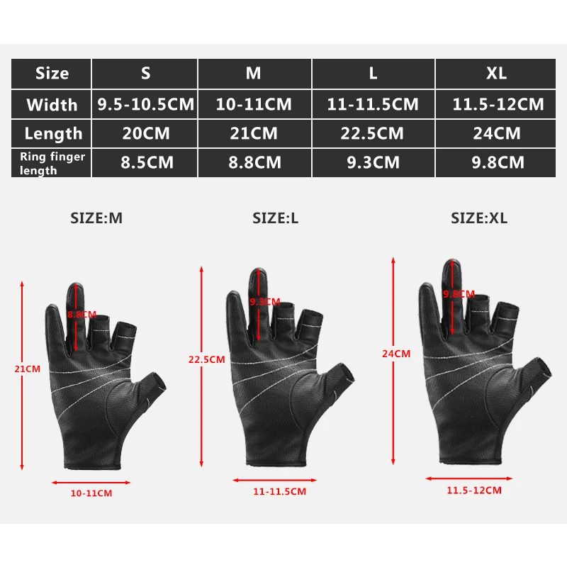 Sarung Tangan Memancing Tanpa  - Fishing Gloves ulasan dan harga